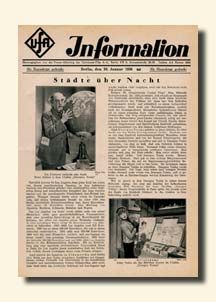 UFA INFORMATION magazine side cover  